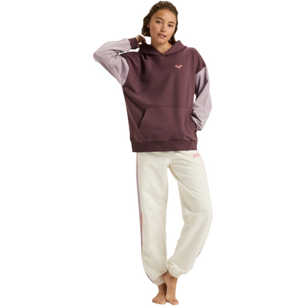 2025 Roxy Frauen Essential Energy Hoodie Fleece ERJFT05009 - Huckleberry